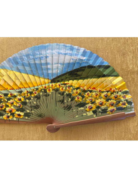 Abanico peral girasoles