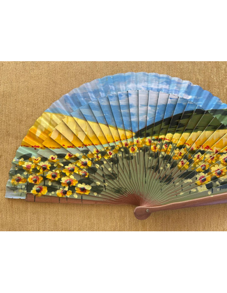 Abanico peral girasoles
