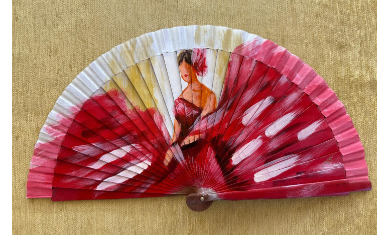 Abanico peral flamenca