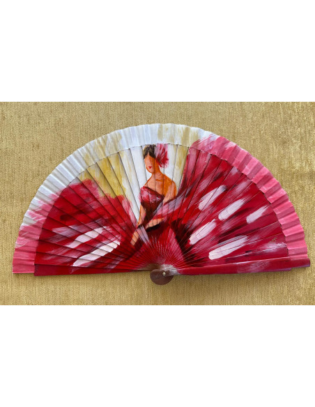 Abanico peral flamenca