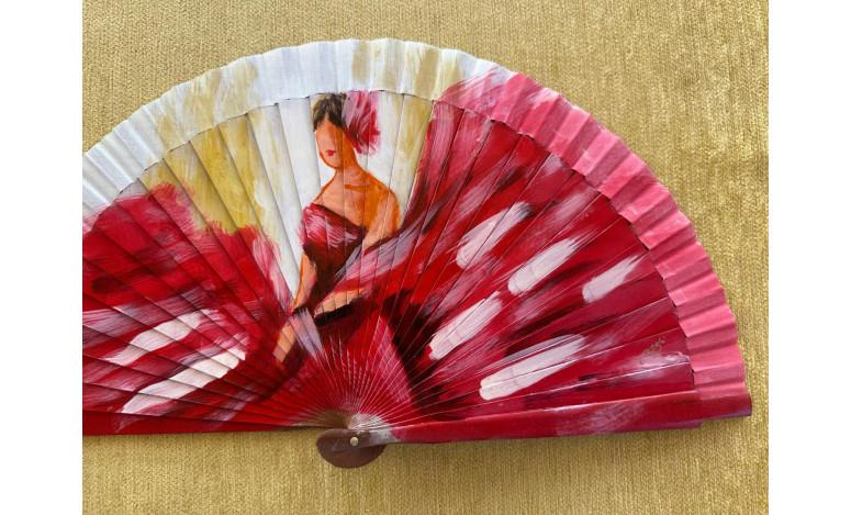 Abanico peral flamenca
