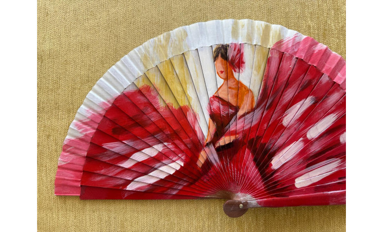 Abanico peral flamenca