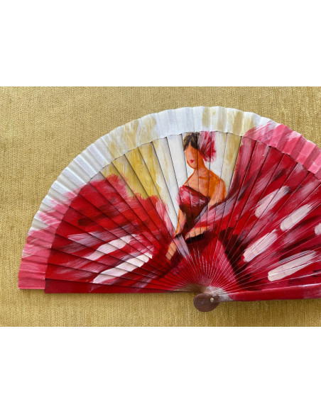 Abanico peral flamenca