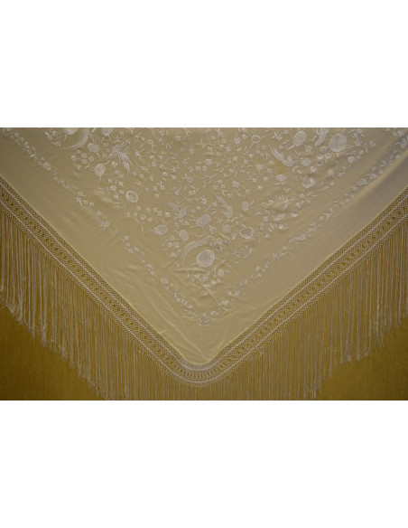 Mantón mano crespón 140cm