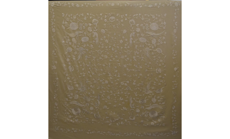 Mantón mano crespón 140cm