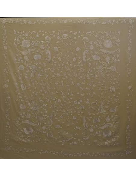 Mantón mano crespón 140cm