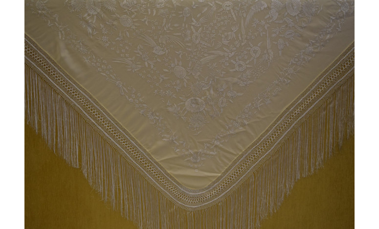 Mantón mano crespón 150cm