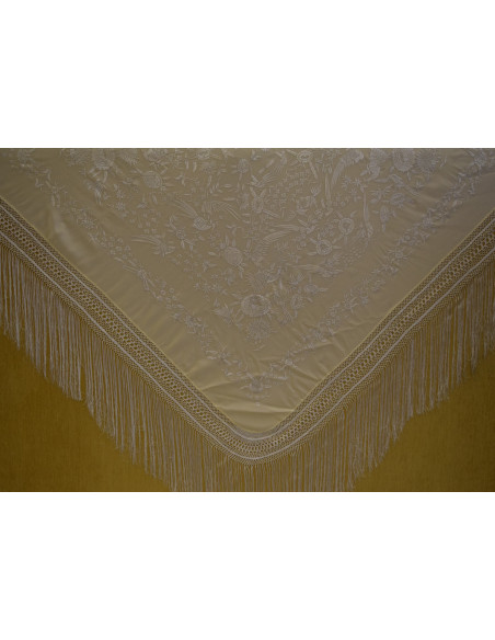 Mantón mano crespón 150cm