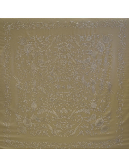 Mantón mano crespón 150cm