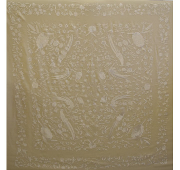 Mantón mano crespón 155cm 2