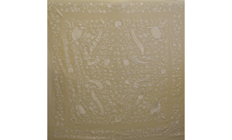 Mantón mano crespón 155cm