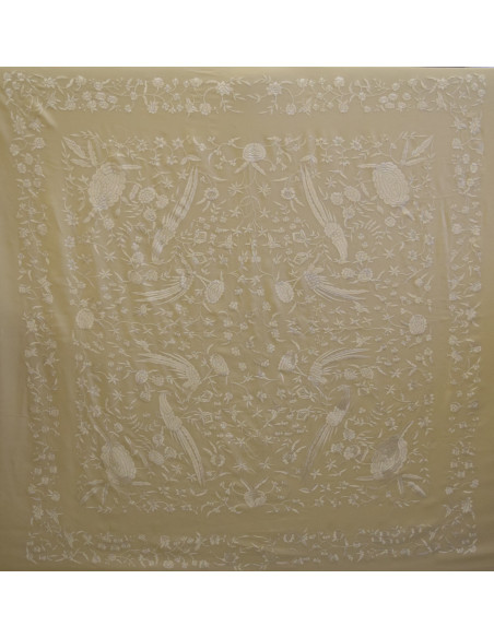 Mantón mano crespón 155cm