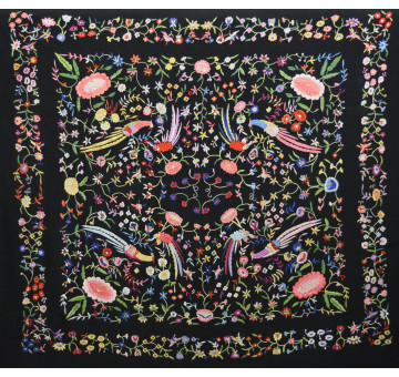 Mantón mano crespón 155cm 2