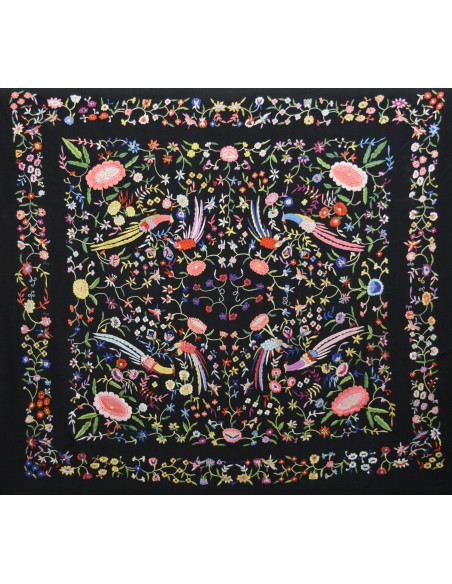 Mantón mano crespón 155cm