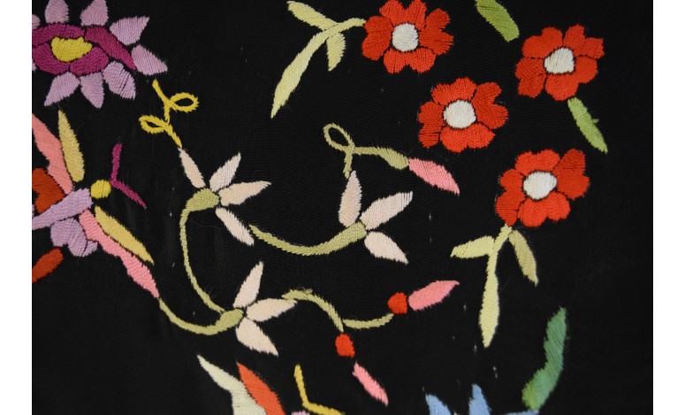 Mantón mano crespón 155cm