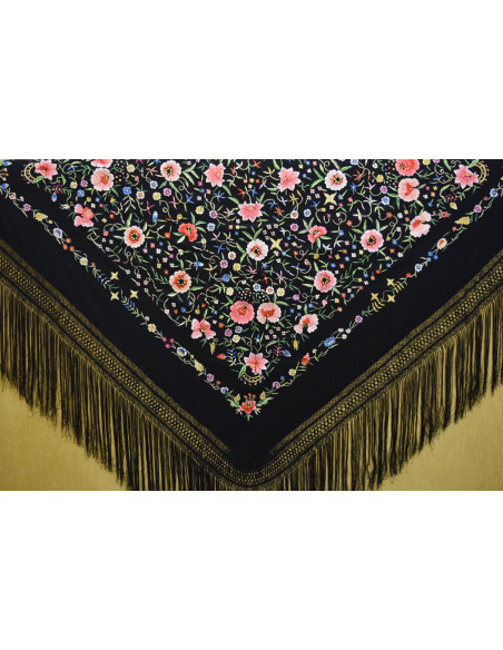 Mantón mano crespón 155cm