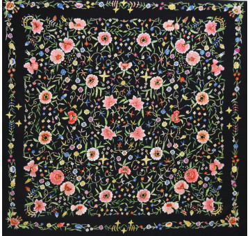 Mantón mano crespón 155cm 2