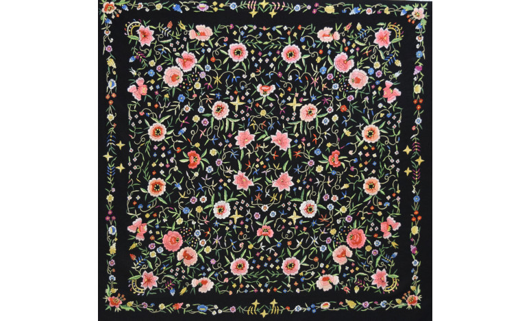 Mantón mano crespón 155cm