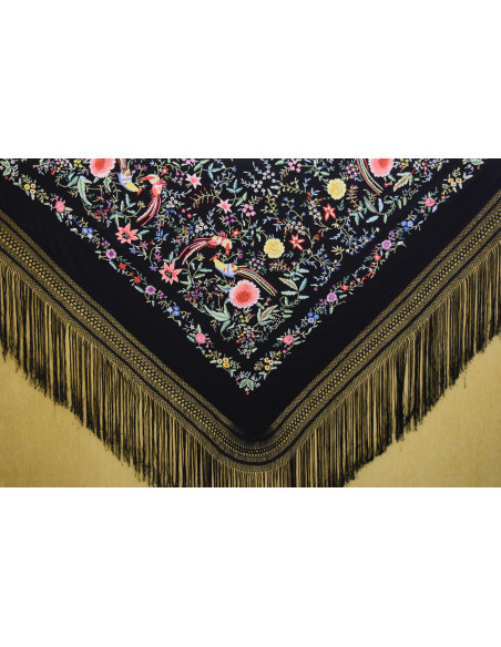 Mantón mano crespón 155cm