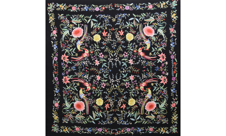 Mantón mano crespón 155cm