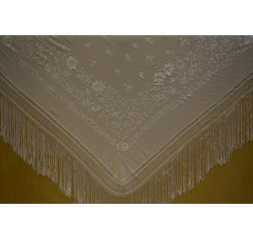 Mantón mano crespón 150cm