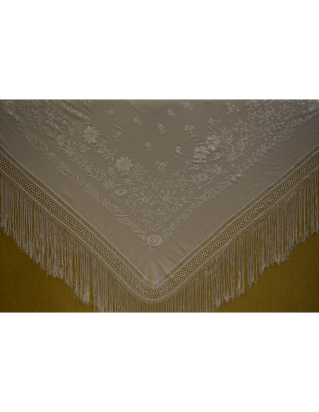 Mantón mano crespón 150cm