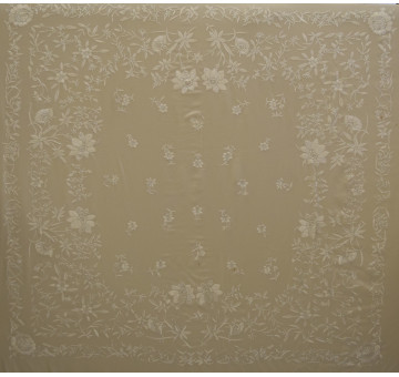 Mantón mano crespón 150cm 2