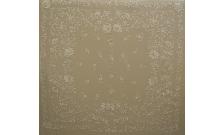 Mantón mano crespón 150cm