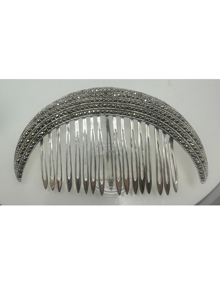 Peinecillo plata marcasitas