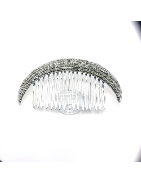 Peinecillo plata marcasitas