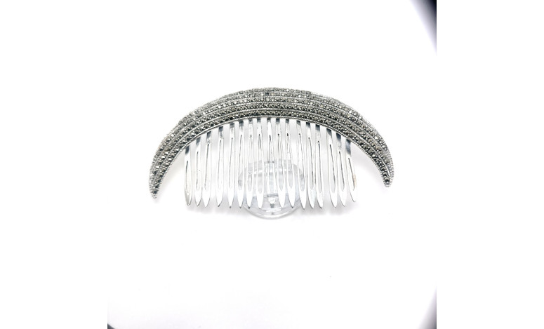 Peinecillo plata marcasitas