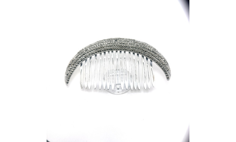 Peinecillo plata marcasitas