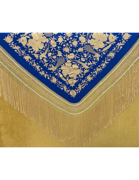 Mantón mano seda 140cm