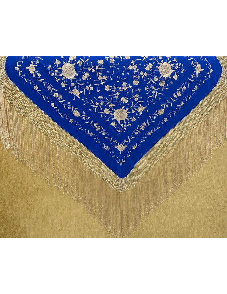 Mantón mano seda 115cm
