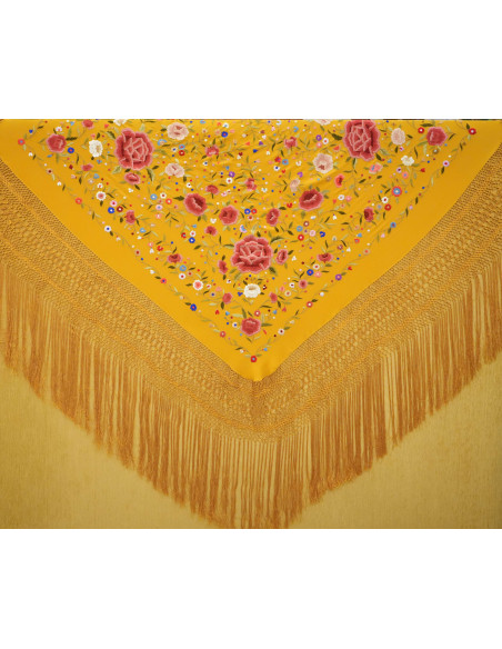 Mantón mano seda 140cm