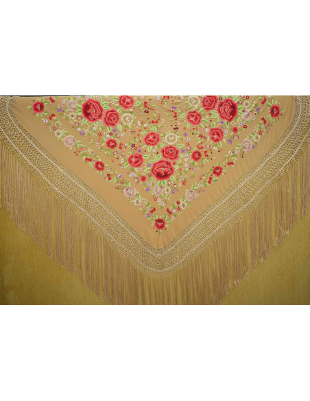 Mantón mano seda 140cm