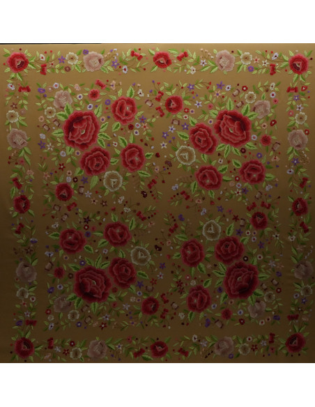 Mantón mano seda 140cm