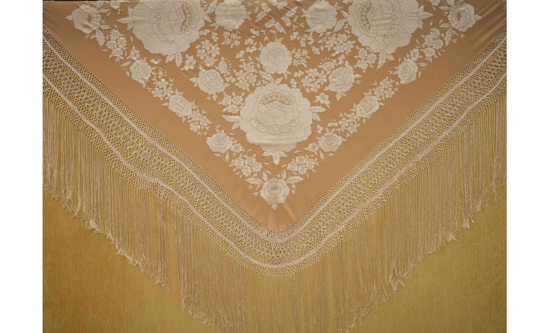 Mantón mano seda 140cm