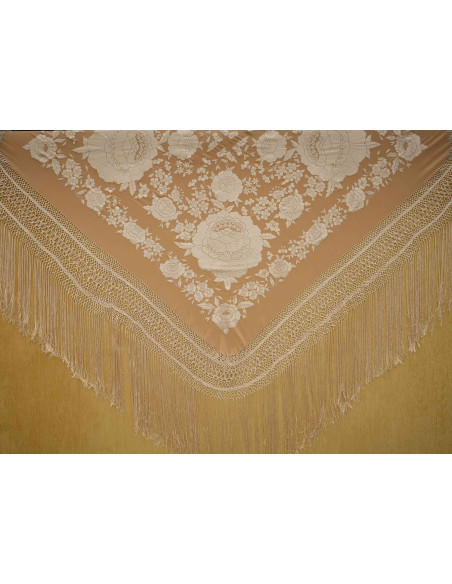 Mantón mano seda 140cm