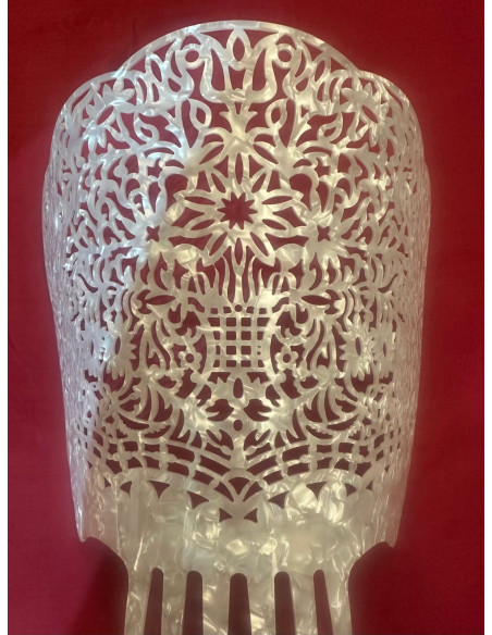 Peina mantilla nácar 20cm