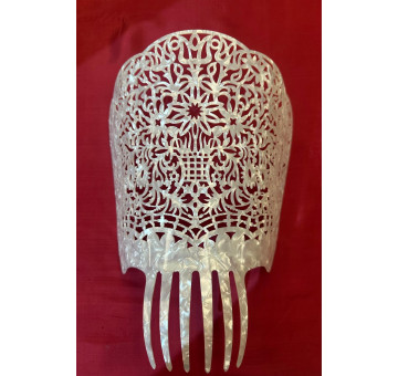 Peina mantilla nácar 20cm 2