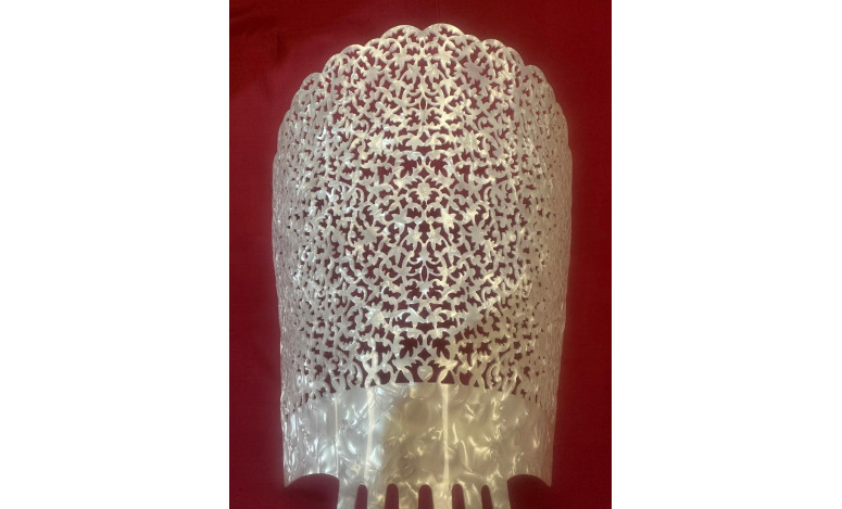Peina mantilla nácar 21cm
