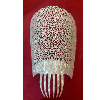 Peina mantilla nácar 23cm