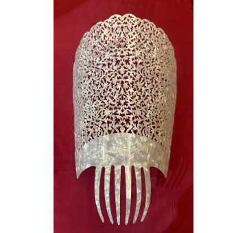 Peina mantilla nácar 23cm 2