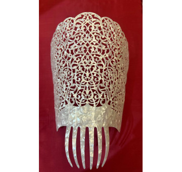 Peina mantilla nácar 22cm 2