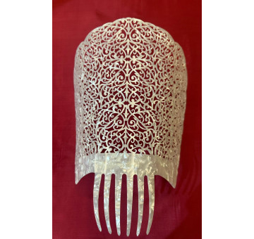 Peina mantilla nácar 21cm