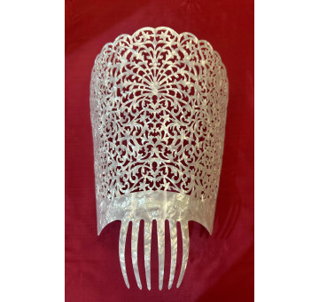 Peina mantilla nácar 23cm