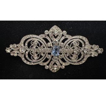 Broche mantilla rodio color 2