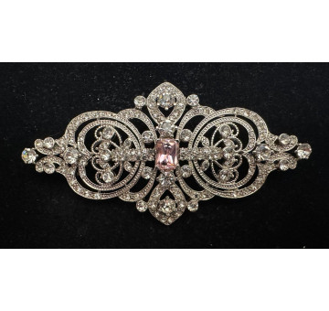 Broche mantilla rodio color 2