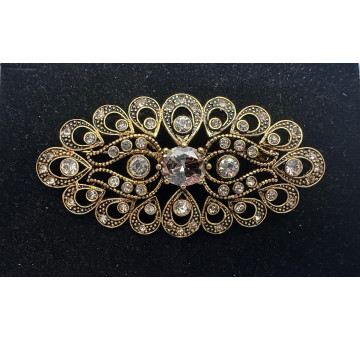 Broche mantilla rodio 2